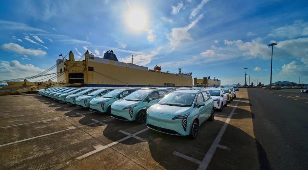 GAC Aion Initiates Global Expansion with Shipment of First 100 EVs to Thailand - Trade News - 4