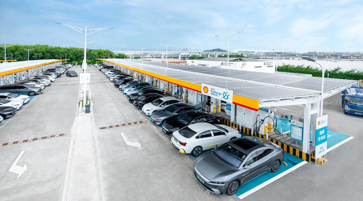 Shell Unveils Shenzhen's Largest-Ever Electric Vehicle Charging Hub, Catering to 3,300+ EVs Daily - Car News - 1