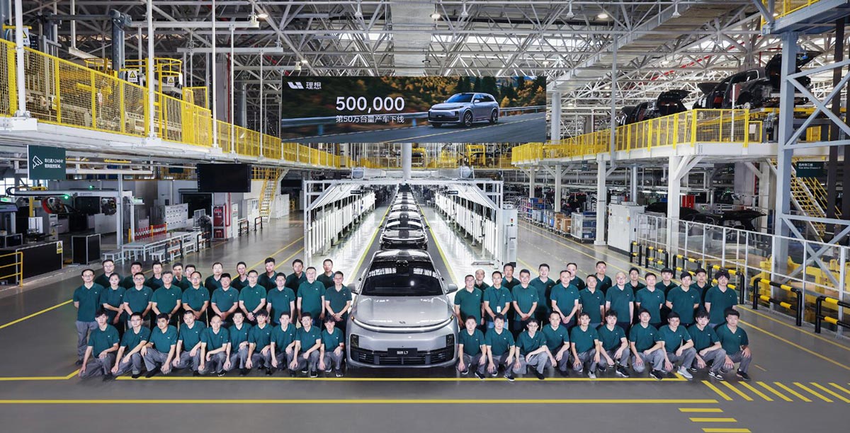 Li Auto Celebrates Production of its 500,000th Vehicle - Car News - 1