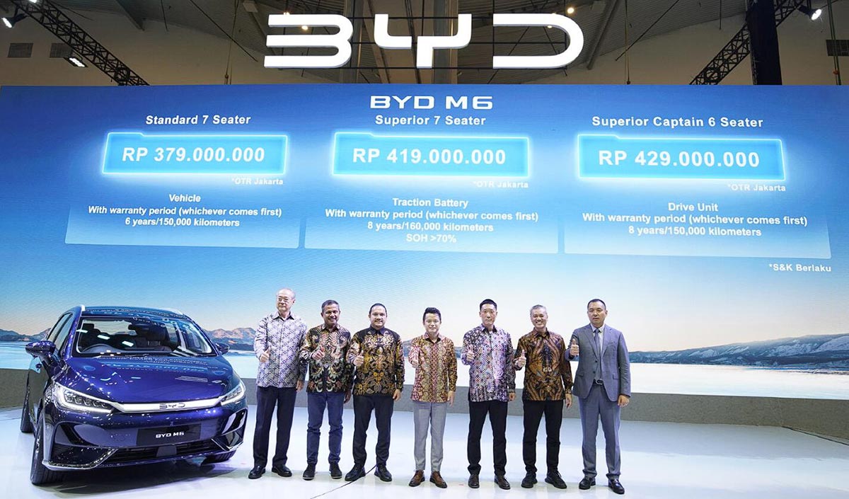 BYD Unveils 2024 M6 Electric Multi-Purpose Vehicle (MPV) in Indonesia's Growing EV Market - News - 2