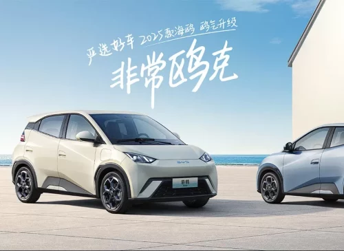 BYD Launches 2025 Seagull Electric Car with Unchanged Starting Price of $9,650